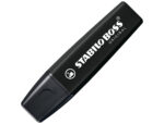 Marqueur stabilo boss original marker encre base    eau pointe biseautee largeur  trace 2/5mm coloris noir – Image 3