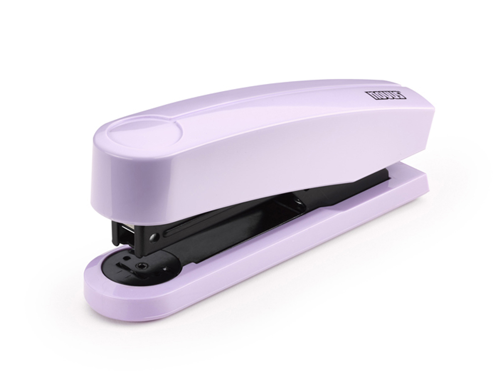 606582g-1.jpg Agrafeuse novus b2 color id 2.0 25f agrafes 24/6-26/6 profondeur agrafage 65mm pretty lilac + 200 agrafes 24/6 super – Image 1