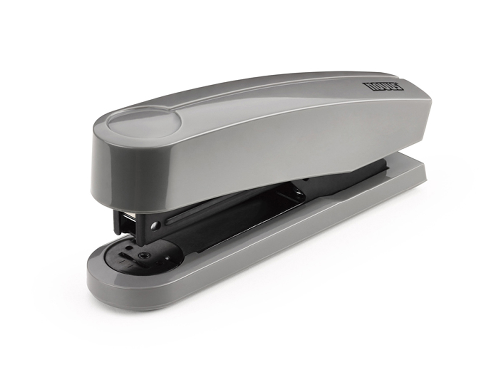 606583g-1.jpg Agrafeuse novus b2 color id 2.0 25f agrafes 24/6-26/6 profondeur agrafage 65mm smart grey + 200 agrafes 24/6 super – Image 1