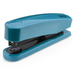 Agrafeuse novus b2 color id 2.0 25f agrafes 24/6-26/6 profondeur agrafage 65mm bright petrol + 200 agrafes 24/6 super