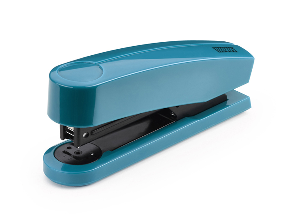 606584g-1.jpg Agrafeuse novus b2 color id 2.0 25f agrafes 24/6-26/6 profondeur agrafage 65mm bright petrol + 200 agrafes 24/6 super – Image 1