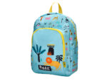 Sac a dos liderpapel baby safari motif lion             330x100x250mm coloris bleu pastel – Image 3