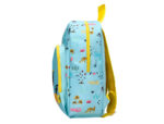 Sac a dos liderpapel baby safari motif lion             330x100x250mm coloris bleu pastel – Image 5
