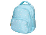 Sac a dos liderpapel scolaire fleurs 350x110x270mm coloris  bleu ciel – Image 3