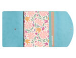 Multicarnets exacompta clover celeste fermeture pression a5 64 pages coloris bleu acier – Image 2