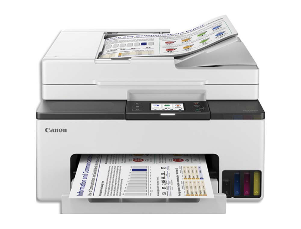 610737g-1.jpg Imprimante multifonction canon maxify gx2050 4 en 1 jet d'encre wifi coloris gris clair – Image 1