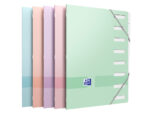 Trieur oxford agrafe color life a4 8 positions coloris   pastel assortis