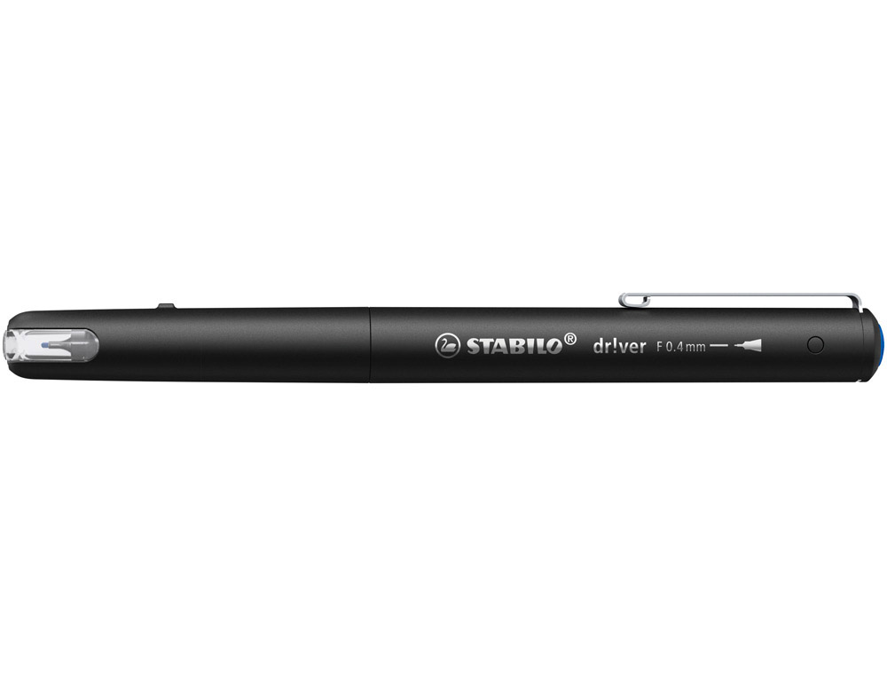 611062g-1.jpg Stylo-feutre stabilo driver pointe fine trait 0,4mm encre bleue – Image 1