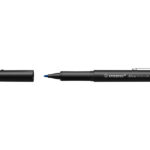 Stylo-feutre stabilo driver pointe moyenne trait 0,8mm    encre bleue
