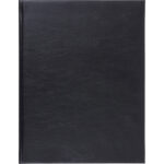 Agenda oberthur london semainier 27 1 semaine/2      pages 21x27cm 128p fsc        coloris noir