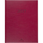 Agenda oberthur london semainier 27 1 semaine/2      pages 21x27cm 128p fsc        coloris rouge