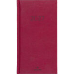 Agenda oberthur london semainier 16 poche 1          semaine/2 pages 9x17cm 128p   fsc coloris rouge