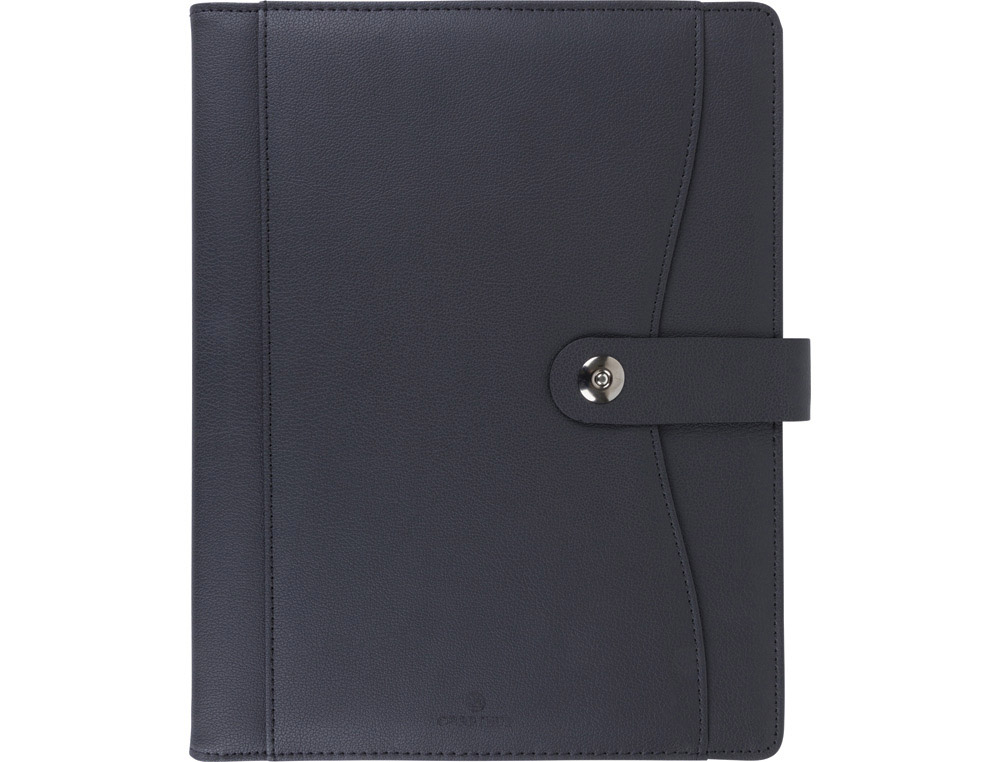 611339g-1.jpg Agenda oberthur davos semainier 25 spirale 1 semaine/2 pages 17x24cm 128p fsc coloris noir – Image 1