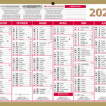 Calendrier bancaire bouchut 2027 lunor 6 mois recto/verso 210x265mm