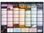 Calendrier bancaire bouchut 2027 bancolor 7 mois          recto/verso 2 oeillets et 1   cordonnet 405x550mm – Image 2