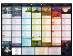 Calendrier bancaire bouchut 2027 bancolor 7 mois          recto/verso 2 oeillets et 1   cordonnet 405x550mm