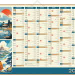 Calendrier bancaire bouchut 2027 zen 7 mois recto/verso 2 oeillets et 1 cordonnet       405x550mm