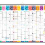 Calendrier bancaire bouchut 2027 tendance maxi 13 mois 2  oeillets et 1 cordonnet       430x650mm