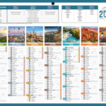 Calendrier bouchut 2027 7 mois recto/verso planete mini 1 trou 210x265mm