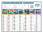Calendrier bouchut 2027 7 mois recto/verso planete 2    oeillets et 1 cordonnet       430x550mm – Image 2