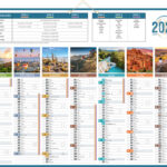 Calendrier bouchut 2027 7 mois recto/verso planete 2    oeillets et 1 cordonnet       430x550mm