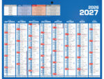 Calendrier bouchut petit format 210x265mm septembre    2025 a decembre 2026