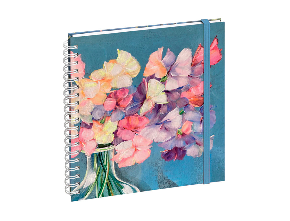 611456g-1.jpg Agenda exacompta semainier bureau lady 18s sophie adde fleurs 15x17cm – Image 1