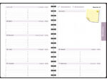 Agenda exacompta semainier bureau lady 20s sophie adde   fleurs 15x21cm – Image 4
