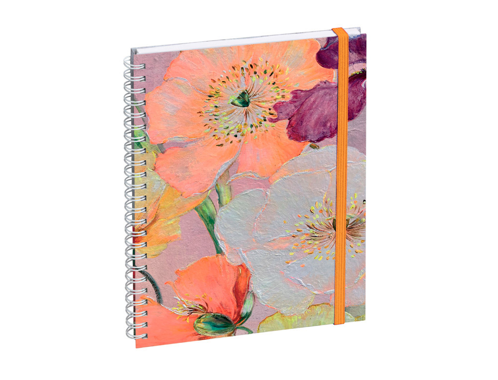 611457g-1.jpg Agenda exacompta semainier bureau lady 20s sophie adde fleurs 15x21cm – Image 1
