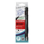 Stylo-feutre stabilo driver pointe fine trait 0,4mm       coloris assortis etui carton  4 unites