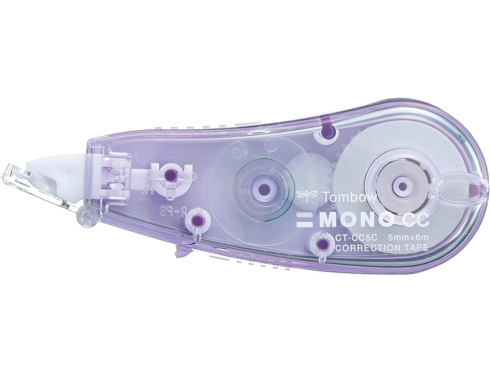 611541g-1.jpg Correcteur tombow mono cce5 frontal ruban 6mx5mm coloris violet – Image 1