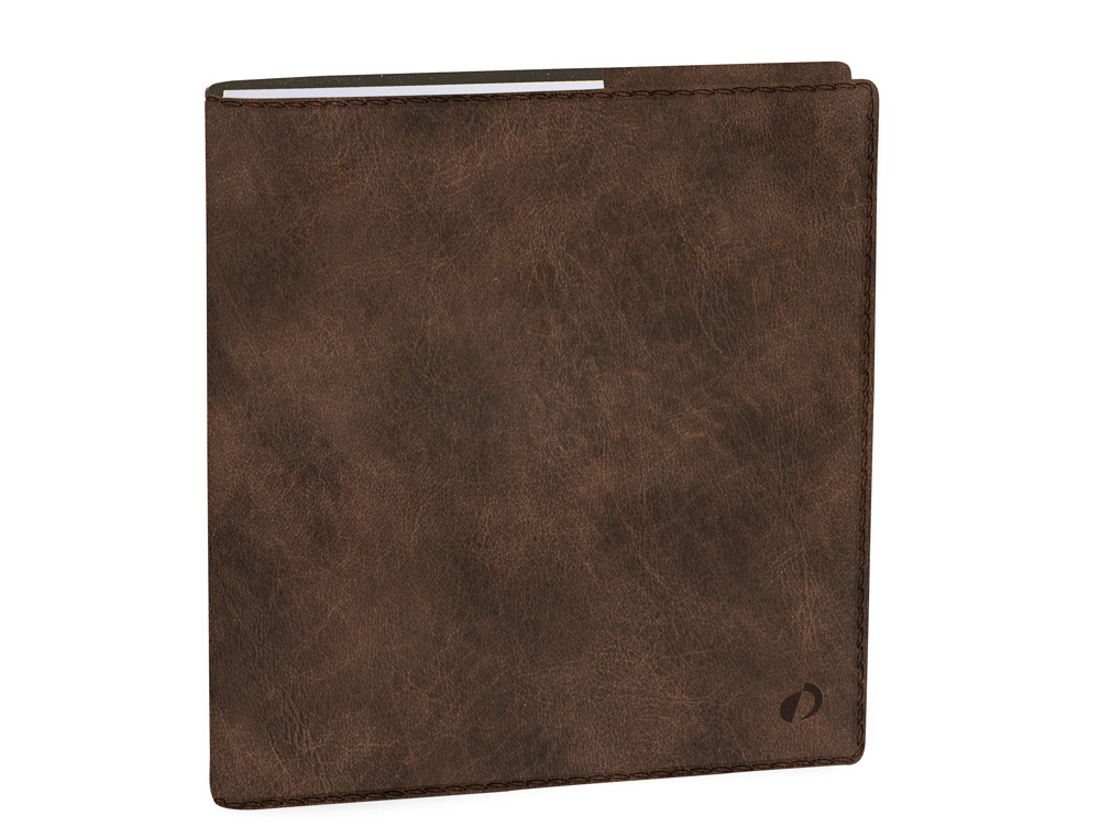 Agenda quovadis 2027 executif rep fr bergame 16x16cm        coloris chocolat