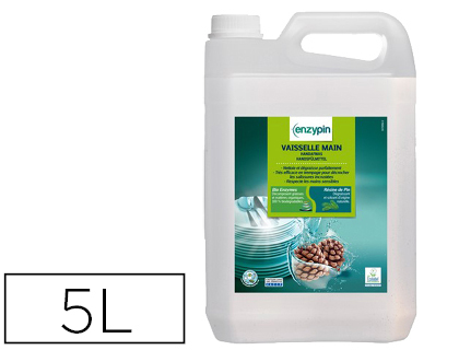 Liquide vaisselle enzymatique formule professionnelle       degraissante bidon 5l