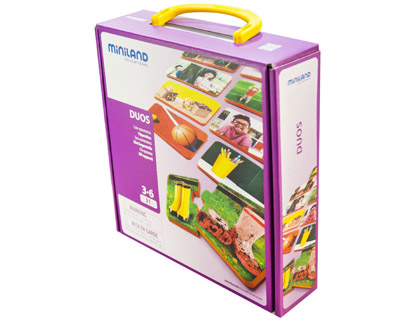 Puzzle miniland paires les contraires 20 pièces