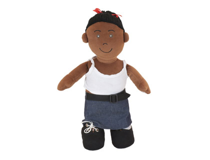 Jeu miniland etnie abroches africaine 40 cm