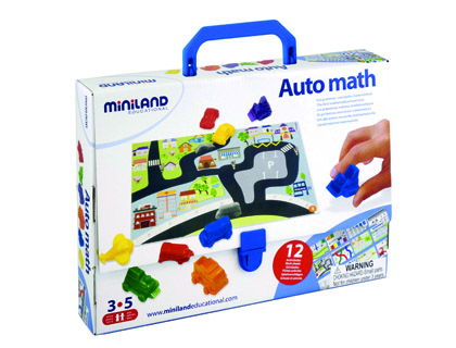 Jeu miniland automath 6 véhicules et 12 fiches