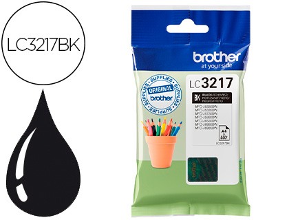 Cartouche d'encre original brother lc3217 550 p noir