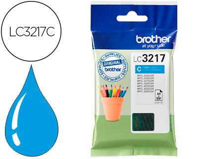 Cartouche d'encre original brother lc3217 550 p cyan