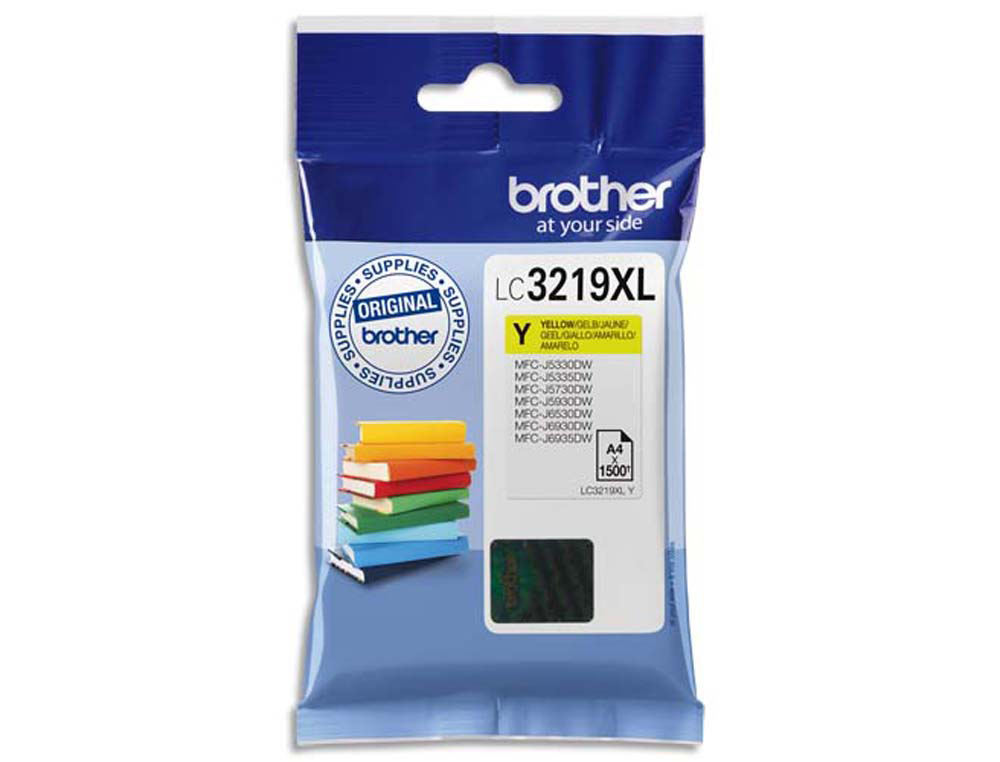 Cartouche d'encre original brother lc3219 3000 p jaune