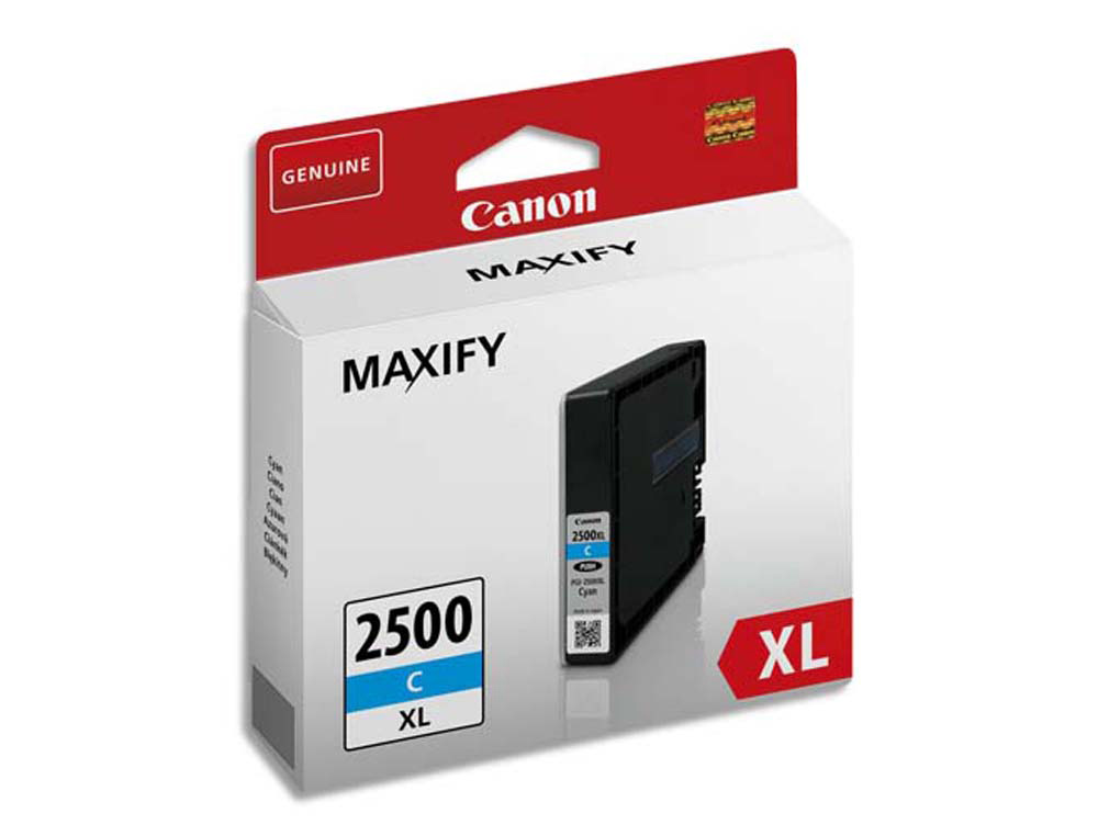 Cartouche d'encre original canon pgi-2500xl 1500 p cyan