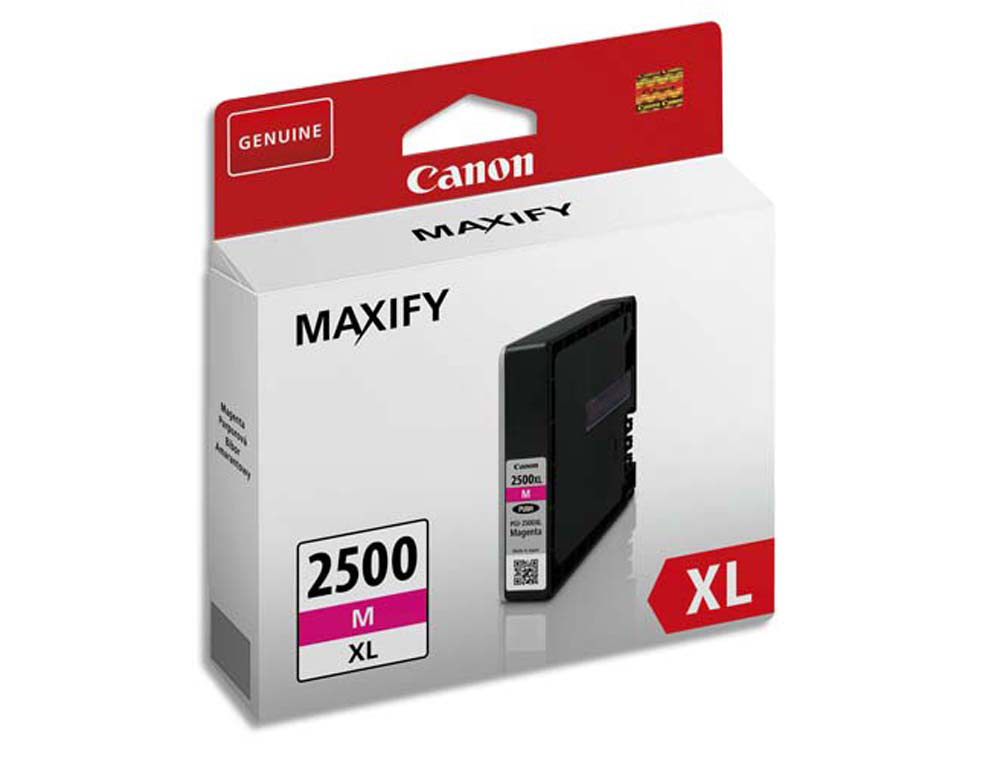 Cartouche d'encre original canon pgi-2500xl 1500 p magenta