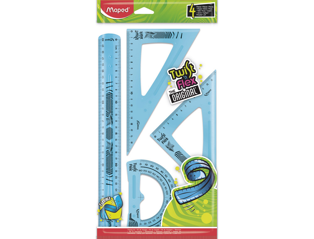 Kit instruments maped twist 'n flex original coloris assortis 4 unités