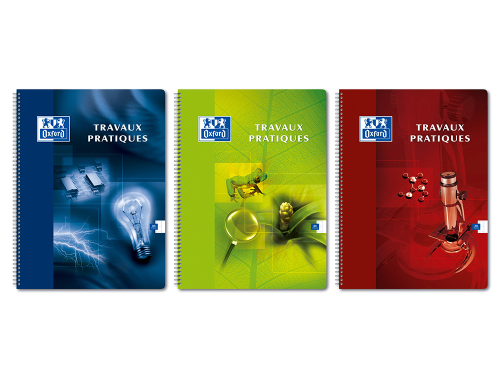 Cahier tp oxford intégrale 240x320mm 80 pages 90 à 120g  séyès uni