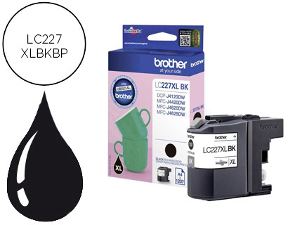 Cartouche d'encre original brother lc227xlbkbp noir
