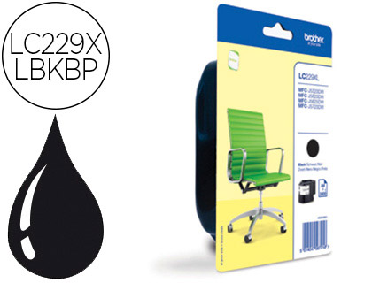 Cartouche d'encre original brother lc229xlbk noir