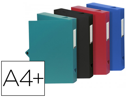 Boîte classement viquel polypropylène 8/10e dos 80mm fermeture patte bouton pression coloris assortis standard