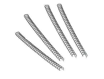 Reliure métallique fellowes relieur pas 3:1 34 boucles a4 3/8 in diamètre 10mm coloris noir boîte 100 unités