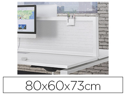 Retour suspendu eol conect rectangulaire 80x60cm décor blanc neige sur pieds arche fixe