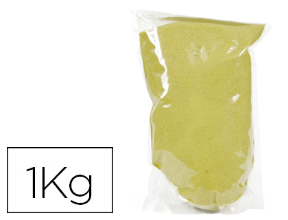Sable graine créative n.40 sac de 1kg coloris jaune