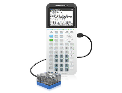 Adaptateur texas instrument ti-python pour calcultarice ti-83 édition python